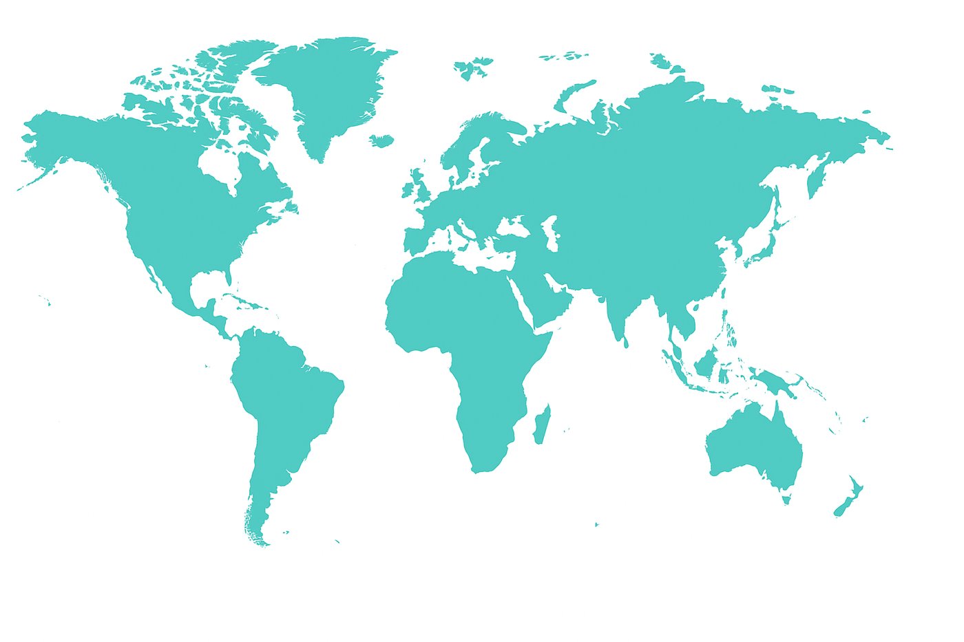 World map showing IBEROCINE market regions across America, Europe, Asia and Oceania